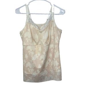Ruby Ribbon Cami Sz 44 1800 Floral Heritage Lace Camisole Adjustable straps